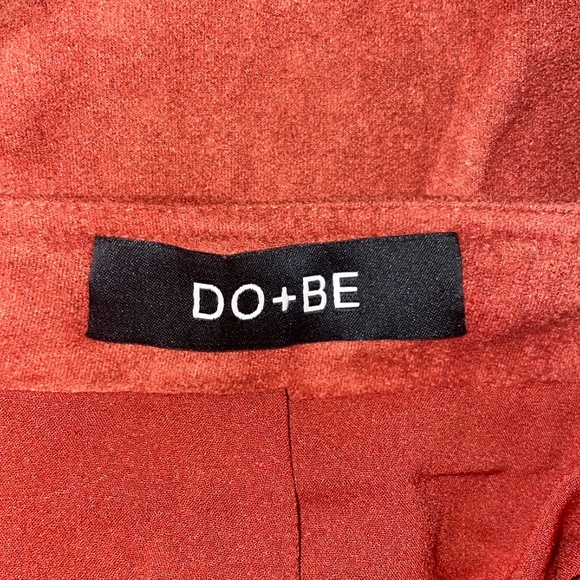 DO+BE Women's Faux Suede Fringe Mini Skirt Sz M - Picture 8 of 10